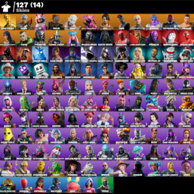 CONTA FORTNITE COM 127 SKINS!!!! CORRE QUE ESTÁ COMPENSANDO
