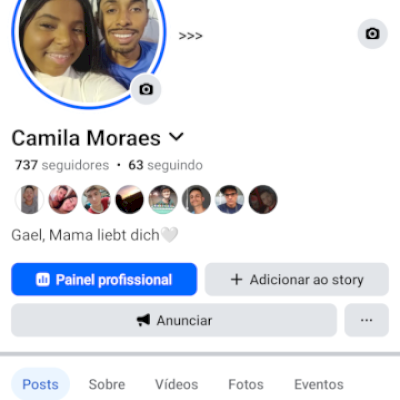Conta do Facebook 