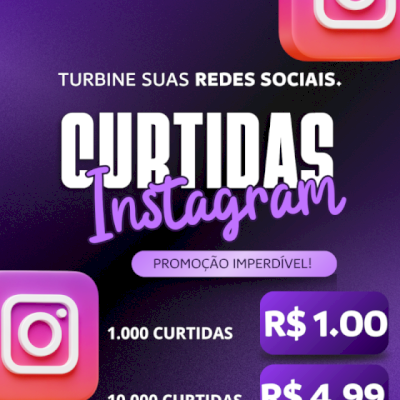‼️PROMOÇÃO‼️CURTIDAS INSTAGRAM POR APENAS 1 REAL‼️