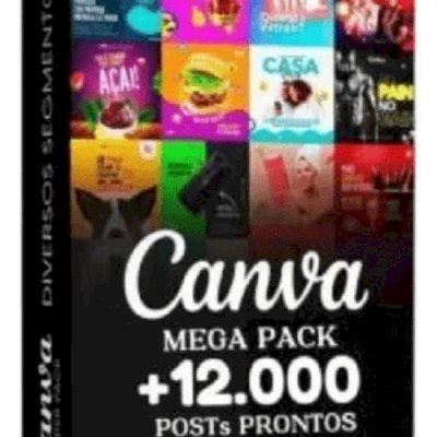 12.000 Posts Canva Editáveis: Alcance o Sucesso nas Redes Sociais! ENVIO AUTO