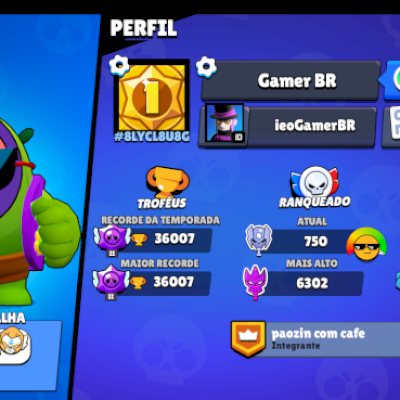 CONTA RARA 36K DE TROFÉUS 