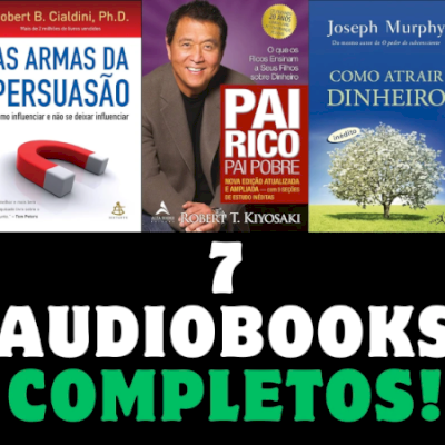 Pack Com 7 Audiobooks Excelentes