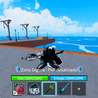 CONTA DE BLOX FRUITS MUITO RARA E UPADA