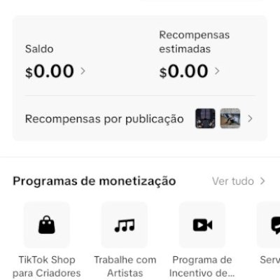 CONTA TIKTOK MONETIZAÇÃO ATIVA