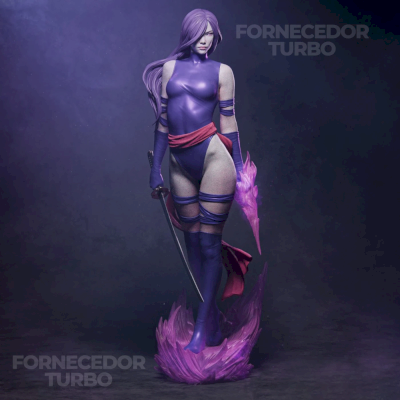 PSYLOCKE 3D - Arquivo .Stl Para Impressão 3D