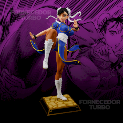 Chun Li 3D - Arquivo .Stl Para Impressão 3D