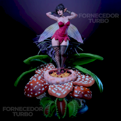 Vita The Goth Fairy 3D - Arquivo .Stl Para Impressão 3D