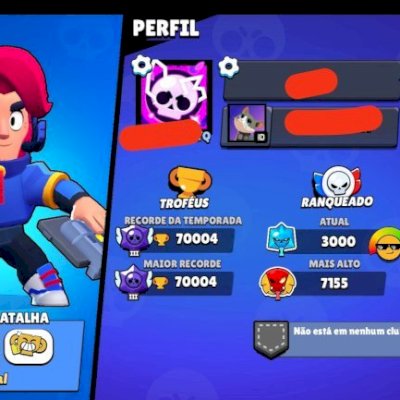 CONTA GEMADA BRAWL STARS / 70K TROFÉUS / FAMA SOLAR 2 / COLT DESAFIANTE
