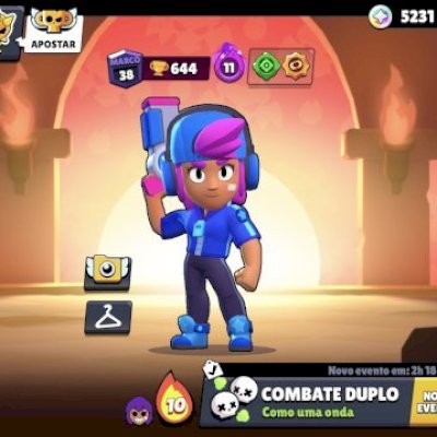 Conta do bralw stars com várias skin 