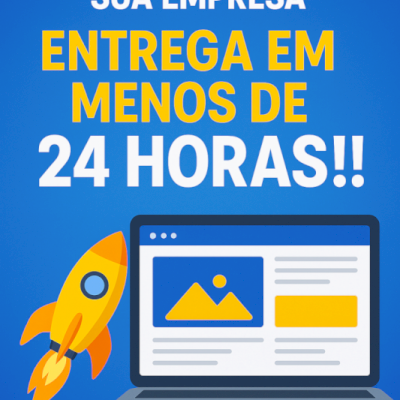 Faço site para sua empresa -  Entrega em menos de 24 horas!!