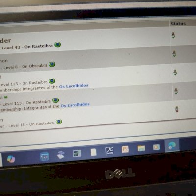 Contas com 5 chars