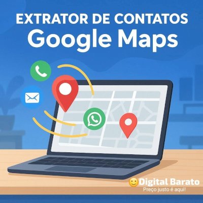 📍🖥️💻🗺️ 🗾💡Extrator de Contatos Google Maps: Gere Leads B2B de Forma Rápida 
