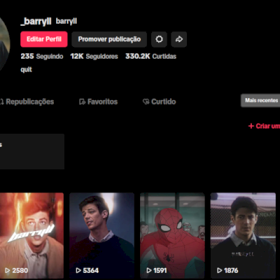 CONTA COM 12K DE SEGUIDORES 