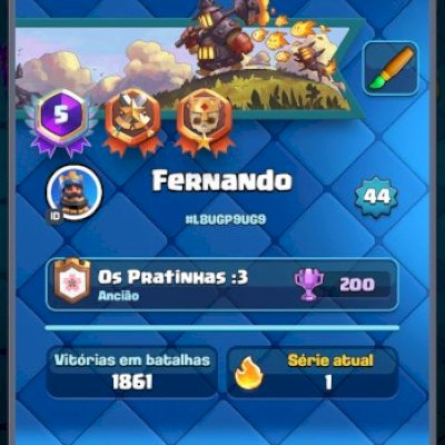 CONTA CLASH ROYALE EM PROMOÇÃO -NIVEL 44 E-MAIL PRÓPRIO DA CONTA 