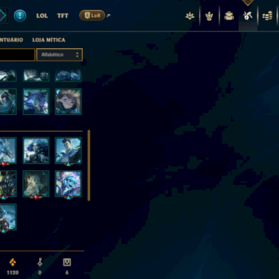 conta super barata com muitas skins