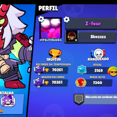 Conta brawl stars 2020 70k(com desconto no brawl pass)