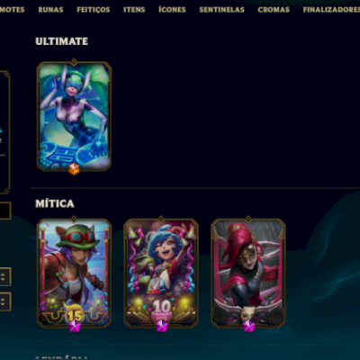 Vendo conta do lol prata 2 com todos os campeões 