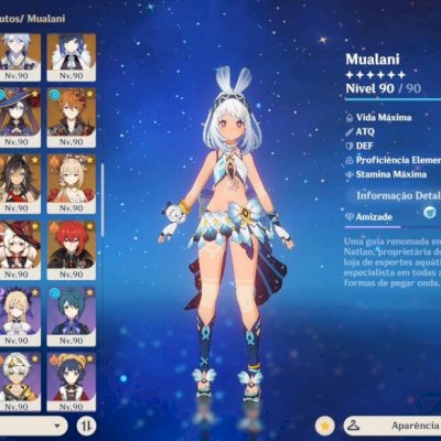 🔥 Genshin Impact | Conta LENDÁRIA! | 44 Personagens 5⭐ + 22 Armas 5⭐ | Todos 4⭐