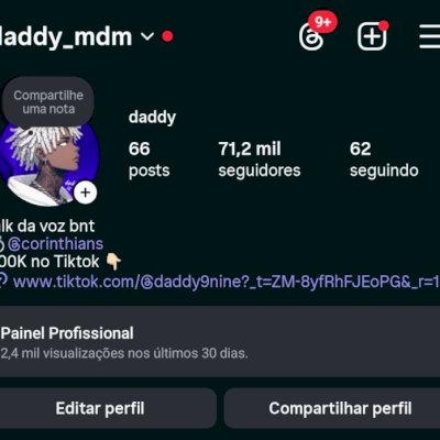 Instagram com 70K orgânico | Perfil Antigo (5 anos)