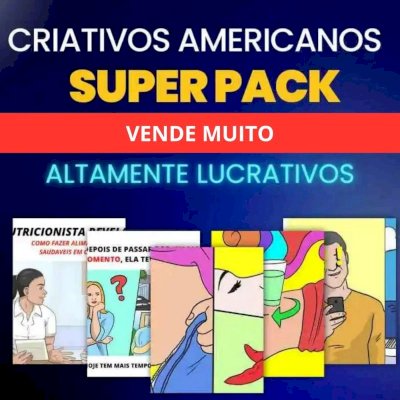Criativos Americanos Vetorizados - Premium Alta Conversão 