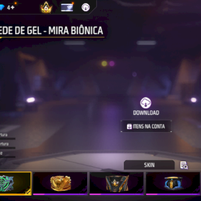 Conta free fire level 65 