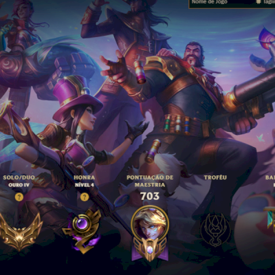 Conta de lol para sair rapido  Full aceso 