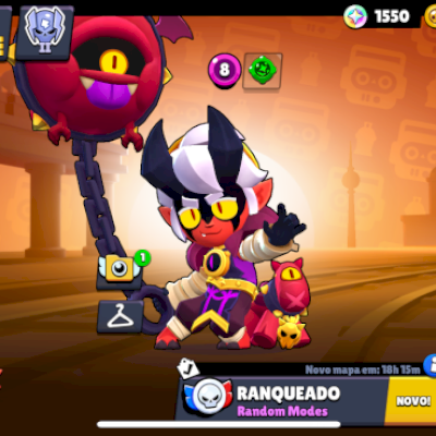 CONTA DE BRAWL STARS COM 25k de 🏆