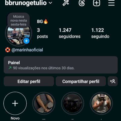 Conta com 1,2K SEGUIDORES