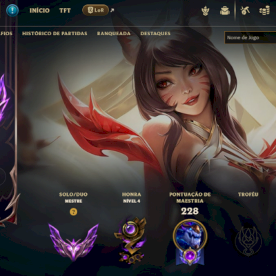Conta 2000+ para lol (ahri faker) e VALORANT- Muitas skins- Ascendente e Mestre
