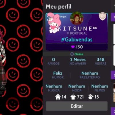CONTA DE AVAKIN COM MUITOS ITENS
