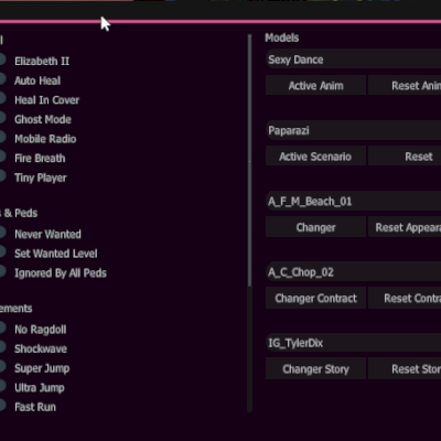 VENDO MOD MENU CREEKISDE VITALICIO PARA GTA V ONLINE/MODO HISTÓRIA PARA PC 