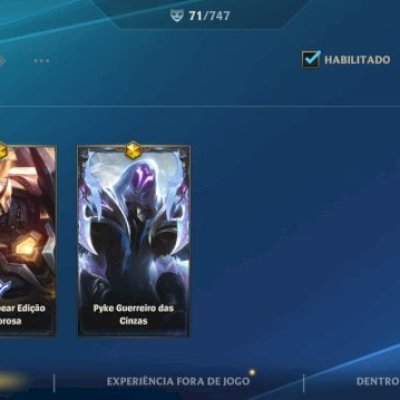 Conta Premium wild rift