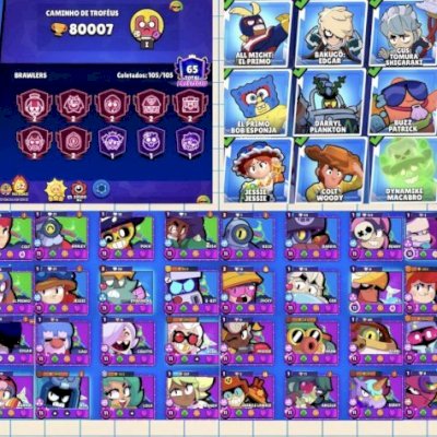 Troféus 80k, 92 Hipers, 105 brawlers, 9 Passes Plus, Parcerias | Brawl Stars