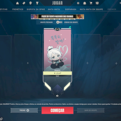 CONTA VALORANT ELO MAX DIAMANTE !
