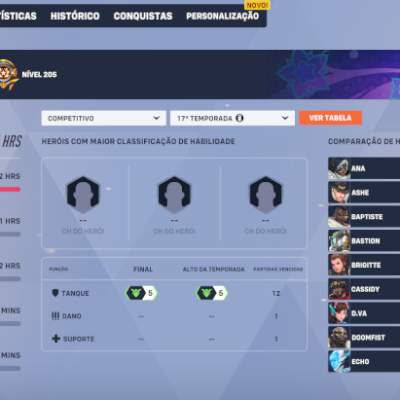 Conta p/ Smurf Ranked liberada 
