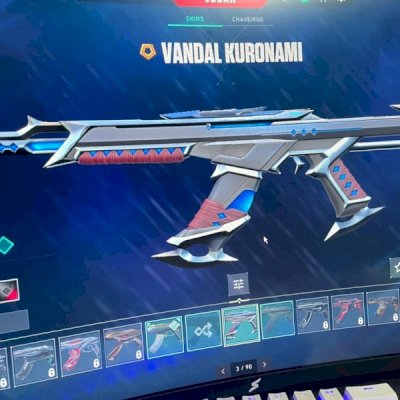 CONTA VALORANT VÁRIAS SKINS / PLATINA 1