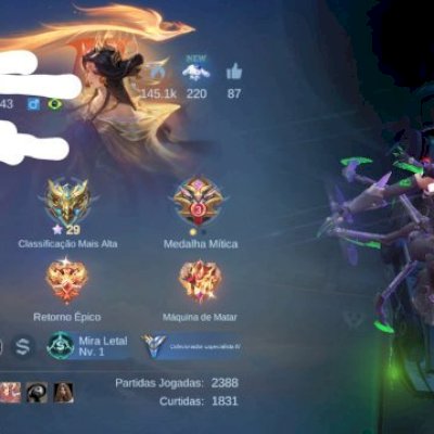 CONTA MOBILE LEGENDS 