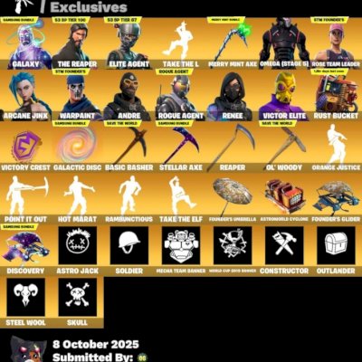Conta Fortnite rara com Galaxy, Minty, Season 3, STW e vários ítens