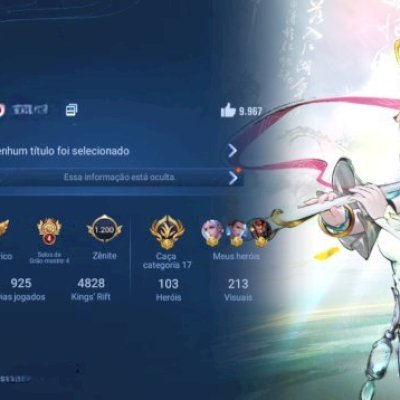 Conta honor of kings com skins jujutsu kaisen e flawless nobreza 7
