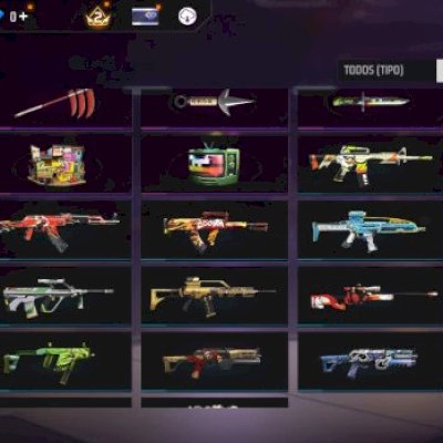 VENDO CONTA DE FREE FIRE COM PACOTE DO OBITO (CONTA INICIANTE)