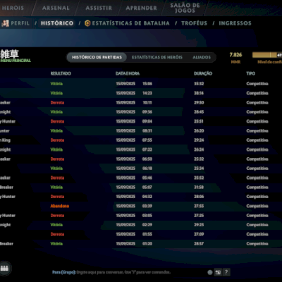 CONTA  IMMORTAL 7.800 MMR