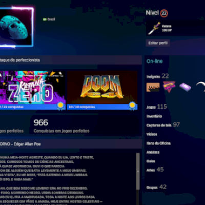 CONTA STEAM | 126 JOGOS | SEM VAC BAN | AVALIADA EM R$ 529 | OFERTA IMPERDÍVELdi
