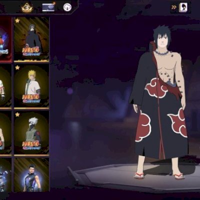 conta free fire com skins do naruto