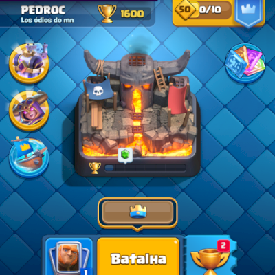 CONTA CLASH ROYALE NA SUPERCELL ID NIVEL/16 passe 50 3 ANOS