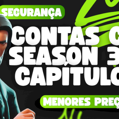 CONTAS DE FORTNITE COM  SEASON 3 FULL OG DO CAPÍTULO 1 (MENORES PREÇOS)