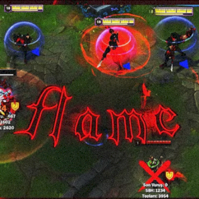 Custom Skin Flame Zed Shockblade 