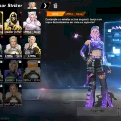 CONTA BLOOD STRIKE COM SKIN DE FACA