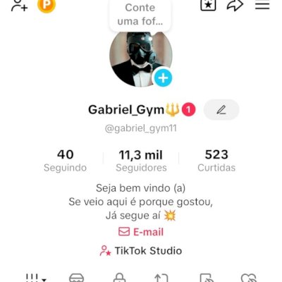 Conta monetizada TTK com 11,3K se seguidores 
