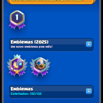 Conta do Clash Royale 
