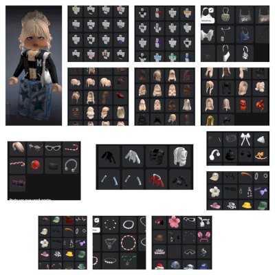 conta de Roblox feminina mais de 60k robux investido